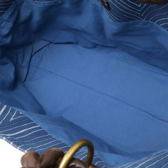 Bottega Veneta Canvas Leather Tote Bag - Picture 7 of 8